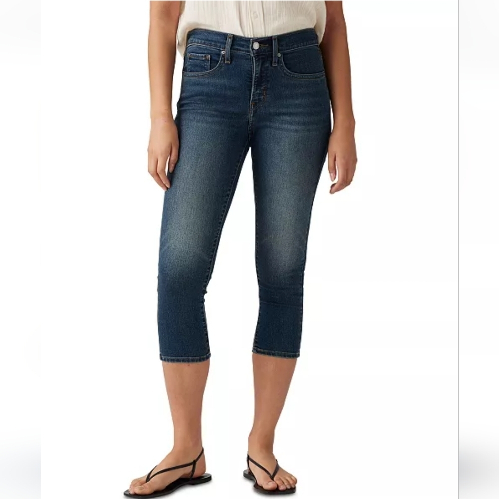 NWT Levi's 311‎ Shaping Skinny Mid Rise Capri Jeans 14